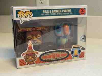 Disney Exclusive Funko Pop Enchanted Tiki Room Pele & Barker Parrot