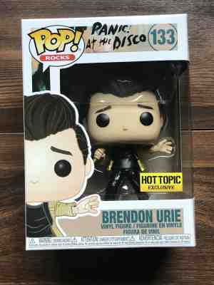 FUNKO POP ROCKS PANIC AT THE DISCO BRENDON URIE HOT TOPIC EXCLUSIVE