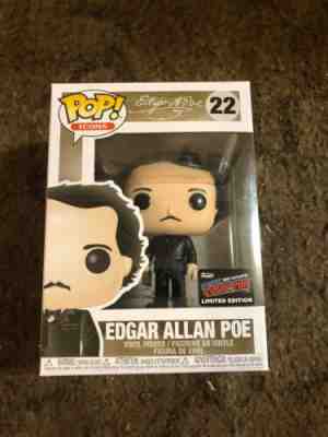 OFFICIAL NYCC 2019 STICKER FUNKO POP EXCLUSIVE EDGAR ALLAN POE *IN HAND SHIP NOW