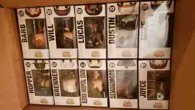 Funko Pop! Lot of 10 NEW Stranger Things Will Dustin Demogorgon Hopper Brenner