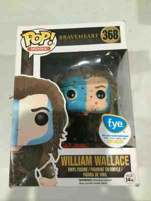 RARE Funko Pop Vinyl William Wallace 368 Braveheart Mel Gibson FYE Exclusive