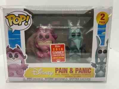 Funko Pop Disney Hercules Pain & Panic 2-Pack 2018 Summer Con LE W/Protector