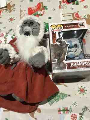 Official Thinkgreek Krampus Film Plush Doll & Krampus FYE Exclusive Funko Pop