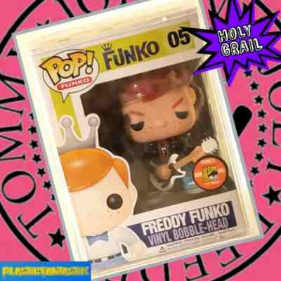 Funko Pop! Freddy Funko Ramone ULTRA-RARE GRAIL SDCC 2011 LE 48pc Johnny Ramone 