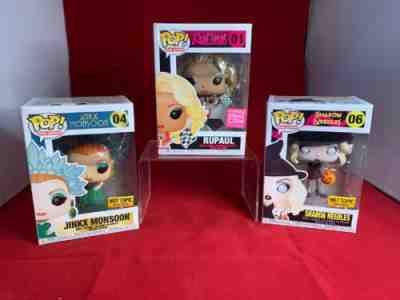 Funko Pop Rupaul Hot Topic Diamond Jinkx Monsoon 4 Sharon Needles 6 Drag Queens