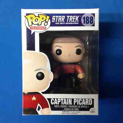 Funko Pop Star Trek: The Next Generation CAPTAIN PICARD #188 Vaulted