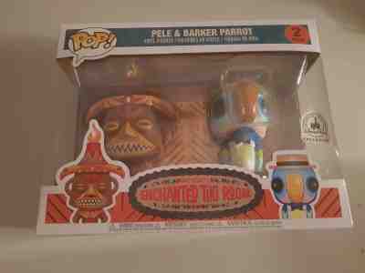 Disney Funko Pop Vinyl Figure - Tiki 2 Pack - Pele & Barker Parrot