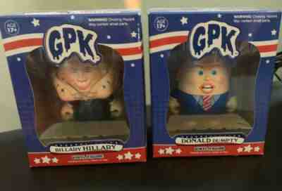 Funko Pop Garbage Pail Kids Donald Dumpty Billary Hillary Set Trump Clinton F/S