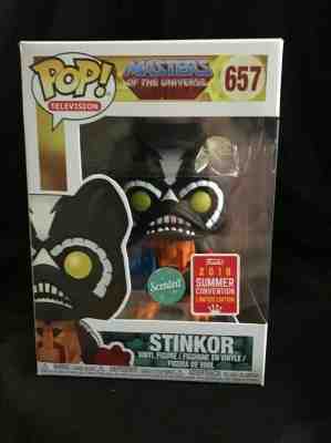 Funko Pop! Masters of the Universe MOTU Stinkor 657 Scented 2018 SDCC Exclusive