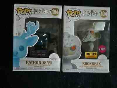 Funko Pop! Harry Potter Exclusive Set HT Flocked BUCKBEAK & PRE-RELEASE PATRONUS