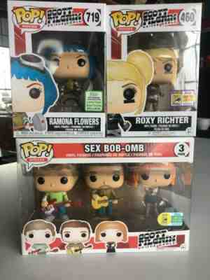 Funko Pop Scott Pilgrim Sex Bob-omb Sdcc Roxy Official Ramona Multiple Auctions