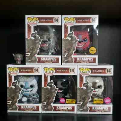 Funko Pop! Krampus Complete Set W/Both Chase and Pint Size