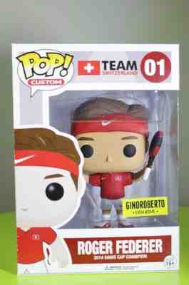 Roger Federer Pop Custom 2014 DAVIS CUP CHAMPION(Team Switzerland) LAST SET!!