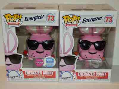 Funko Pop Ad Icons ENERGIZER BUNNY (FLOCKED) Funko Shop Exclusive & REGULAR