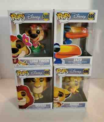 Disney's The Lion King Funko Pop Lot (4 Figures)