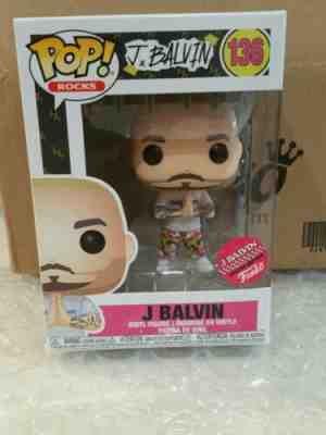 J Balvin Funko Pop Rocks Blonde The Arcoiris Tour Exclusive Limited Edition 