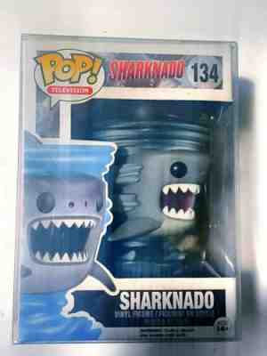 Funko Pop - Sharknado #134 - Vaulted HARD TO FIND SHIPS FAST FREE Protector