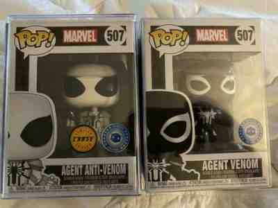 Funko Pop! Agent Venom Anti-Venom Chase PIAB Exclusive Set