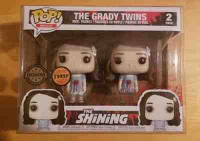 Funko Pop The Grady Twins 2-Pack The Shining Bloody CHASE w/ Pop Protector