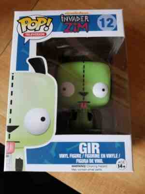 FUNKO POP INVADER ZIM GIR #12 EXCLUSIVE ORIGINAL BLUE BOX RARE VAULTED MINT WPP