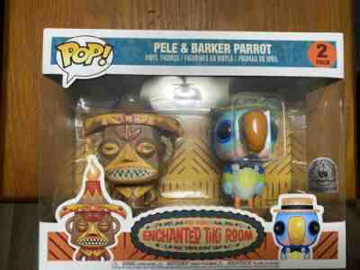 Funko Pop! Disney Parks Exclusive Enchanted Tiki Room PELE and BARKER PARROT