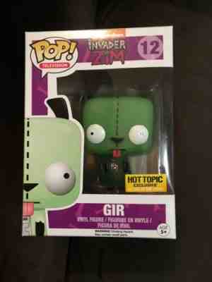 Funko Pop Invader Zim Gir 12 Glow in the Dark Hot Topic Exclusive Nickelodeon