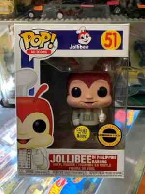 Funko Pop! AD ICON #51 JOLLIBEE With Barong (glow In The Dark) Exclusive NEW!