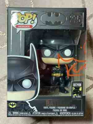 MICHAEL KEATON SIGNED FUNKO POP! *BATMAN (1989)* #275