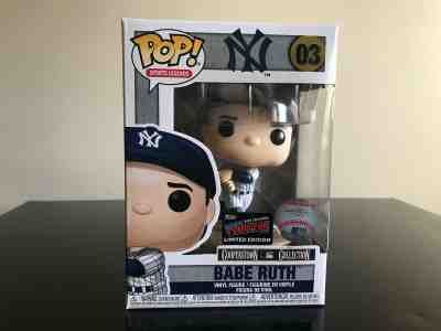 FUNKO POP! BASEBALL BABE RUTH MLB NEW YORK YANKEES NYCC 2019 STICKER MINT