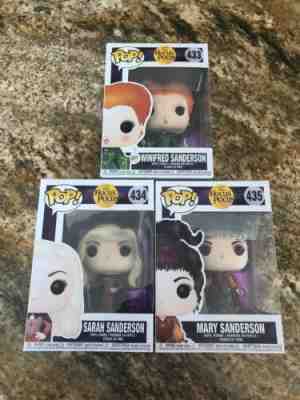 FUNKO POP! HOCUS POCUS SANDERSON SISTERS MARY 433, SARAH 434 & WINIFRED 433