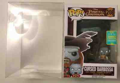 Funko Pop #208 Cursed Barbossa w/ Monkey Pirates Of The Caribbean 2016 SDCC 