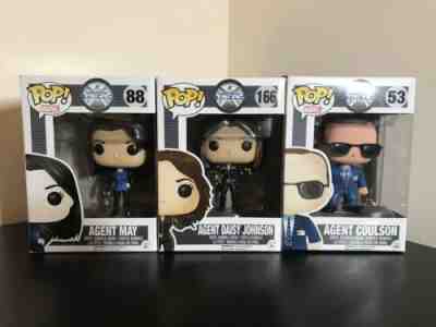 NEW FUNKO POP MARVEL AGENTS OF SHIELD COULSON MAY DAISY JOHNSON RARE