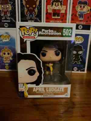 Funko Pop! Parks and Recreation April Ludgate #502 Rare New With Pop Protector