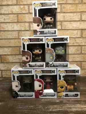 Funko POP! Game of Thrones Bundle 6 Vinyl Stannis Stark With Protective Boxes