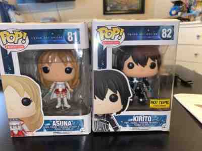 Funko Pop - Sword Art Online - 81 & 82 - Asuna & Kirito (Hot Topic Exclusive!)