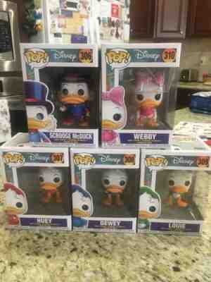 Funko POP Disney: DuckTales Set Of 5.