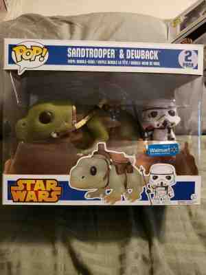 FUNKO POP WALMART EXCLUSIVE STAR WARS SANDTROOPER AND DEWBACK