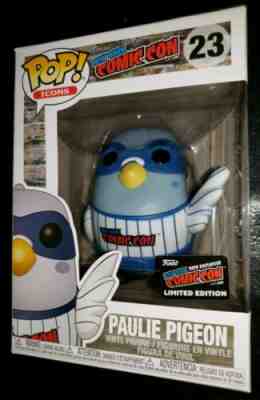 Funko Pop Icons Pinstripes Paulie Pigeon NYCC ReedPop exclusive **DAMAGED**