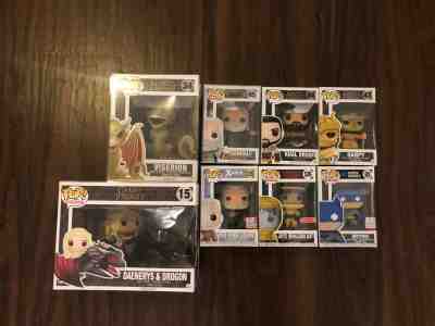 Funko Pop Collection Lot - Vaulted The Hobbit, Game of Thrones, Stranger Things