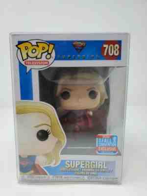 Funko POP! TV SUPERGIRL #708 2018 NYCC Fall Convention Exclusive w/Protector!