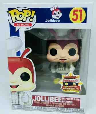 Funko Pop! Ad Icon : Jollibee #51 Philippines Barong Exclusive Slight box damage