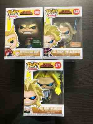 Funko Pop! Animation My Hero Academia All Might Set (Box Lunch & Barnes & Noble)