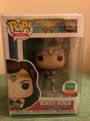 FUNKO POP! - NIB - #226 Wonder Woman DC Superheroes Limited Edition w/ Protector