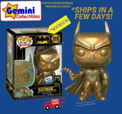 Funko Pop Batman 1989 Patina Gemini Collectibles Exclusive~IN HAND SOON!w/Protec