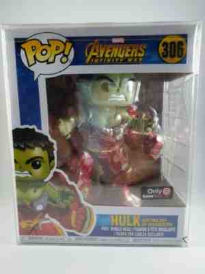 Funko Pop! Marvel Avengers Hulk Busting Out Of Hulkbuster GameStop EX/Protector