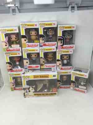 Bob’s Burgers Lot Funko Pop Set 12 Exclusive Box Lunch 2019 Summer Convention