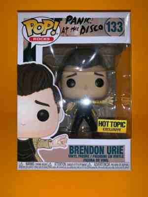 Funko POP Brendon Urie Panic at the Disco Hot Topic Exclusive Vinyl Figure #133