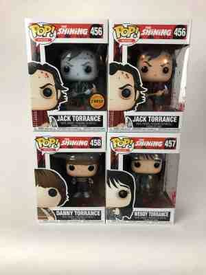 Funko POP! Movies THE SHINING Jack, Jack (Chase) Wendy & Danny Lot of 4 