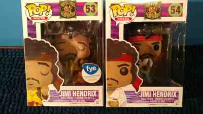 FYE Exclusive JIMI HENDRIX Funko Pop Rocks Purple Haze Burning Guitar + 1 more!!