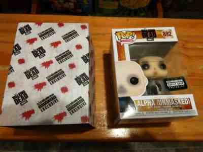 The Walking Dead 'Alpha Unmasked' 892 TWD Supply Drop Exclusive Funko Pop